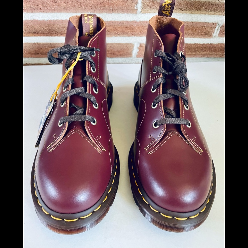 Dr Martens Church Boots Oxblood Maroon
